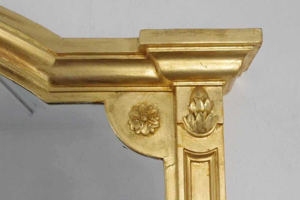 Victorian Gilt Very Large Overmantle/Dressing Mirror View IV