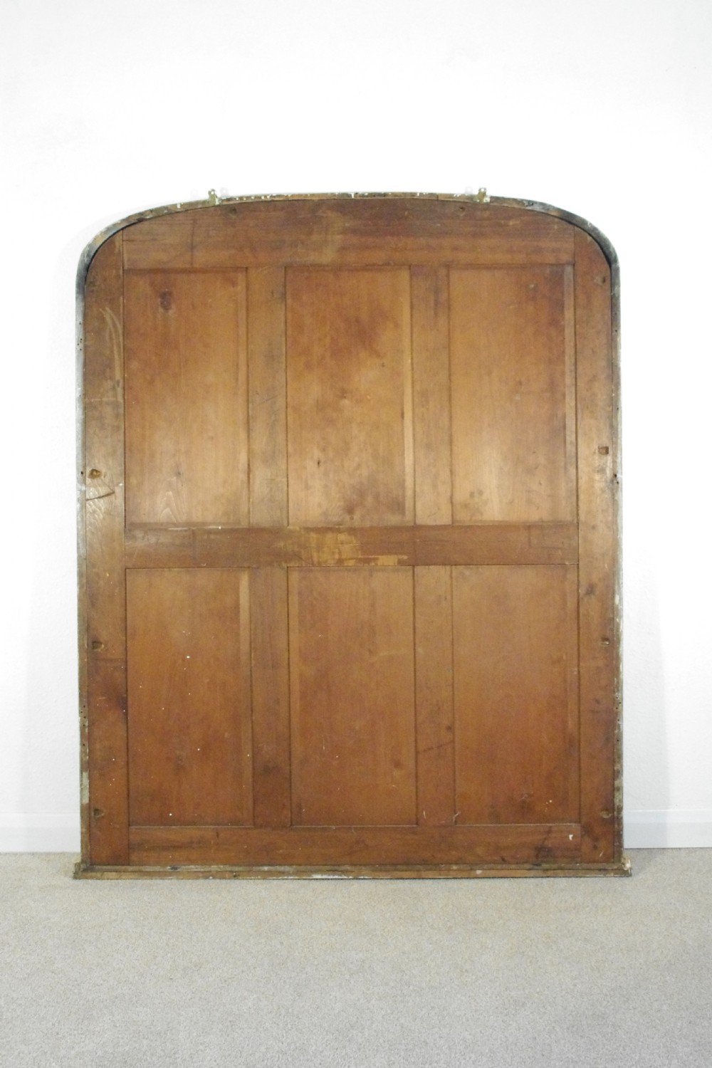 Victorian Gilt Large Arch Top Overmantle Mirror View X