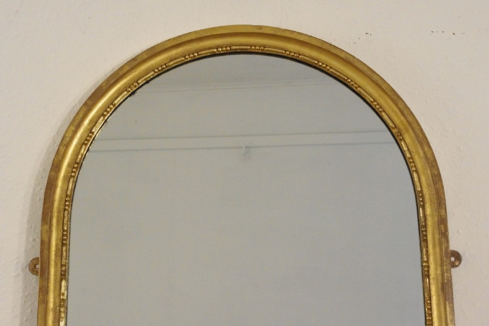 Gilt Arch Top Mirror View II
