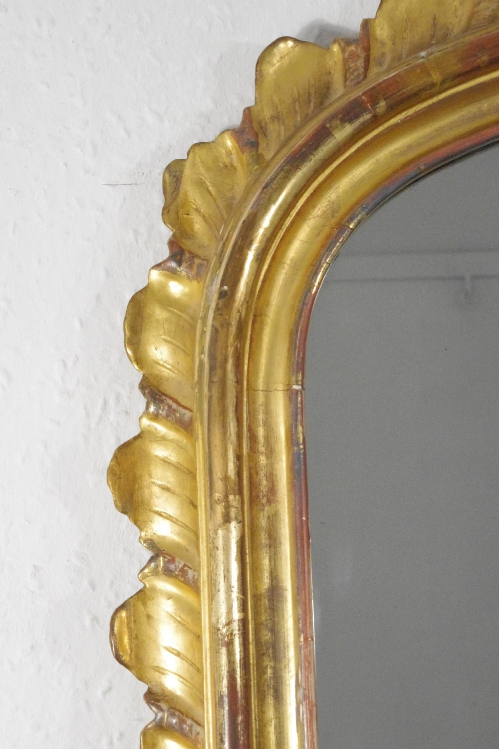 Victorian Large Gilt Wood Arch Top Overmantle Mirror View VII