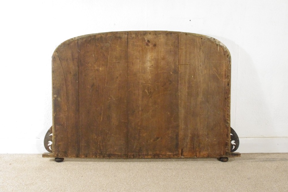 Victorian Gilt Arch Top Overmantle Mirror View VIII