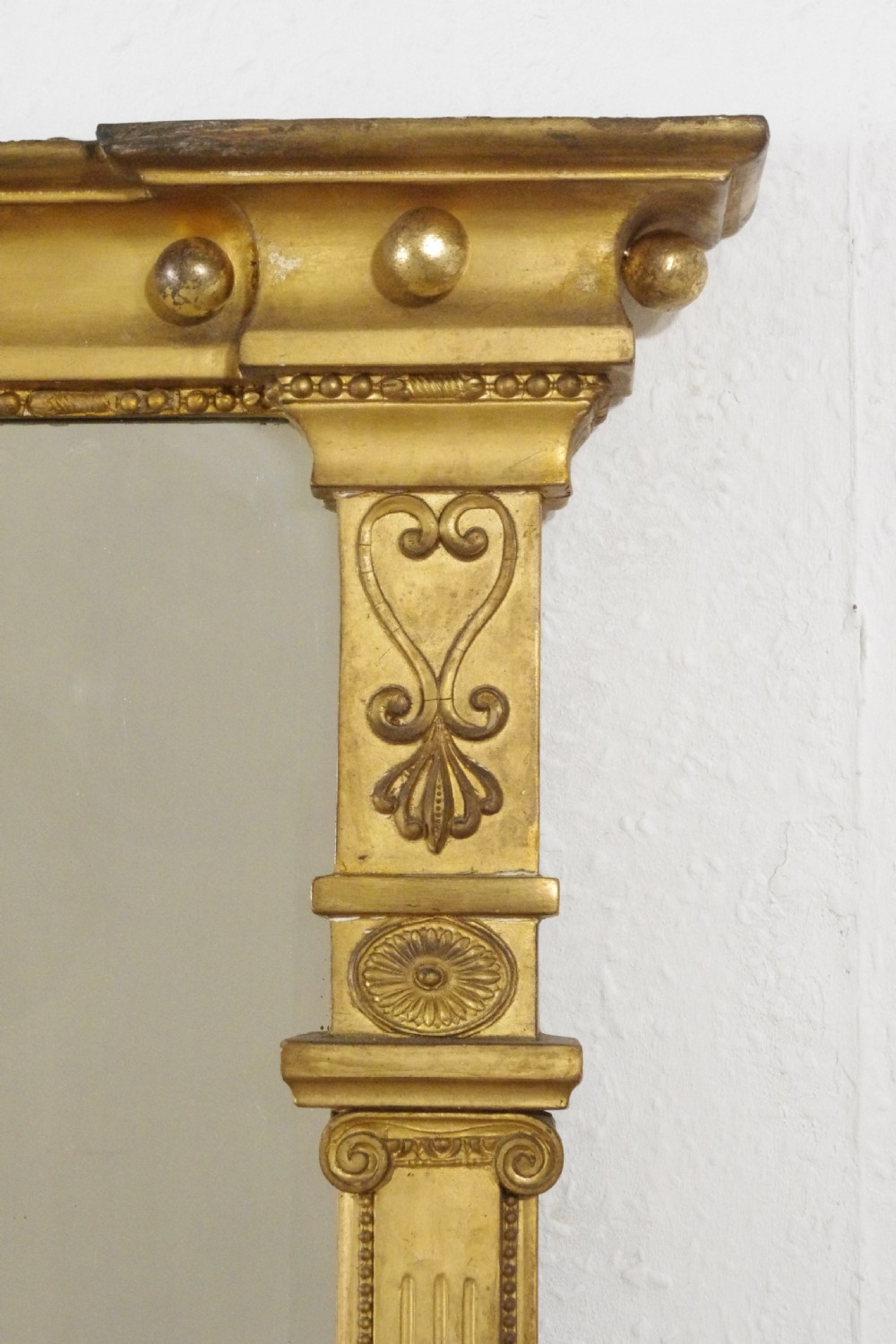 Regency Gilt Triple Plate Overmantle Mirror View VII