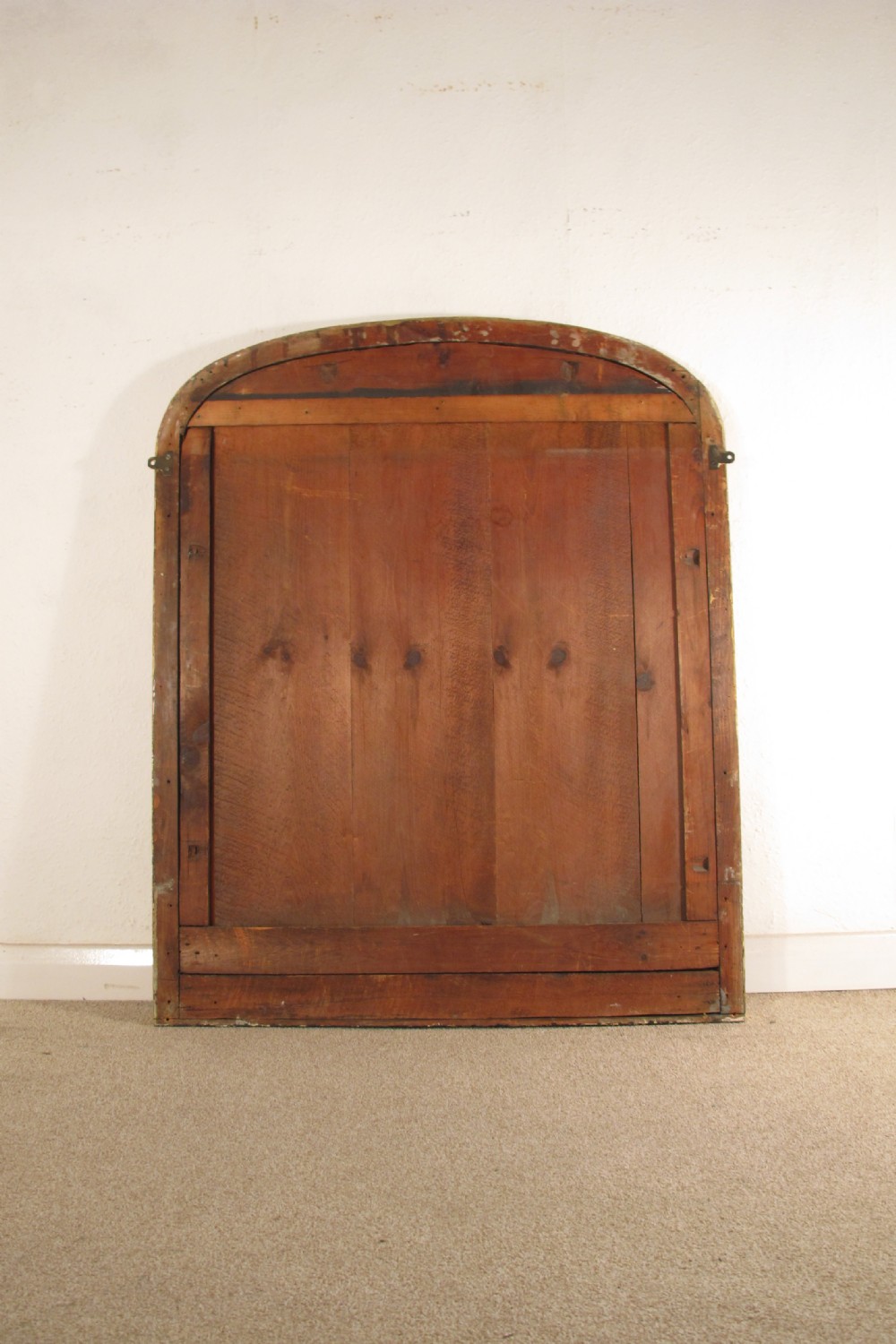 Victorian Gilt Large Arch Top 'Rope Twist'  Overmantle Mirror View VIII
