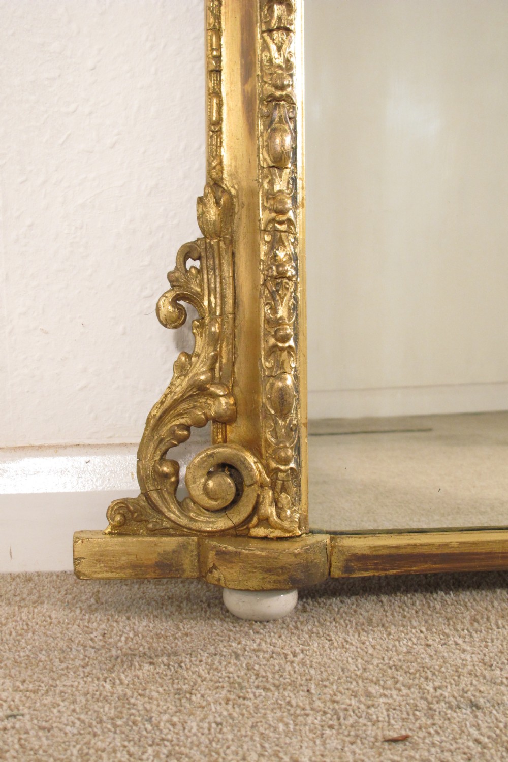 Victorian Gilt Arch Top Overmantle Mirror View III