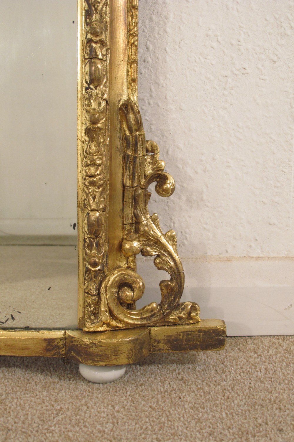 Victorian Gilt Arch Top Overmantle Mirror View IV