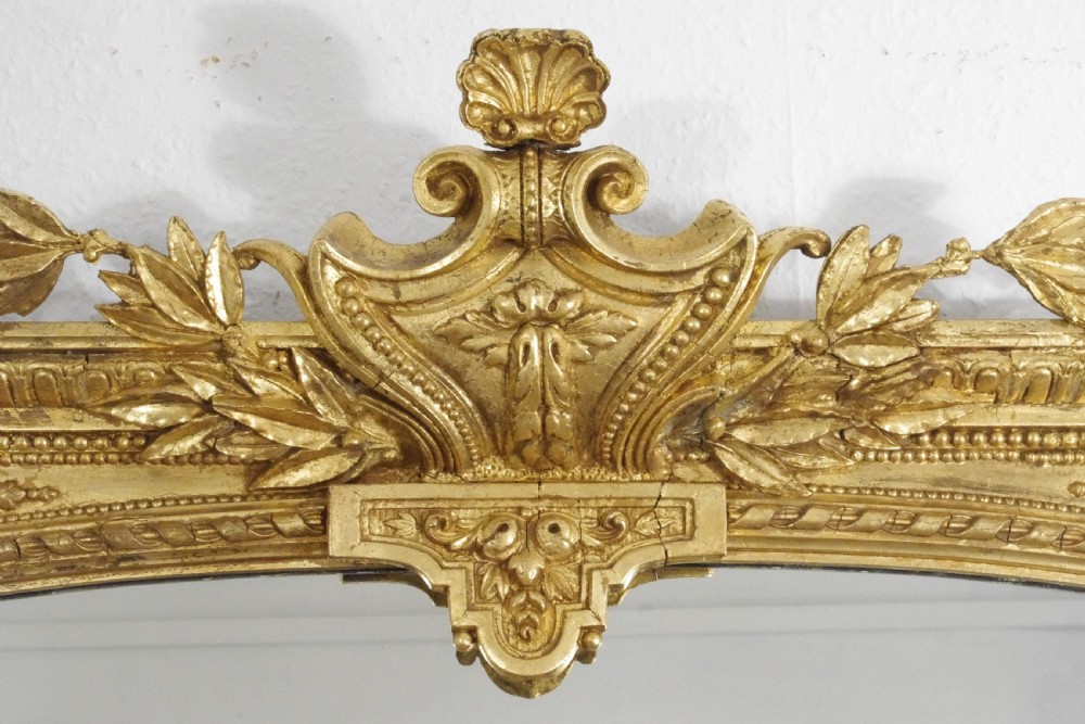 Victorian Gilt Large Overmantle Mirror View IV