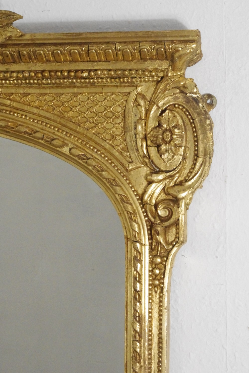 Victorian Gilt Large Overmantle Mirror View VI