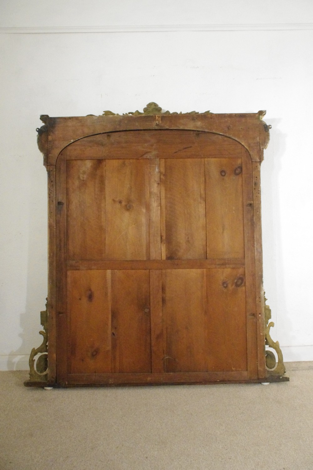 Victorian Gilt Large Overmantle Mirror View XII