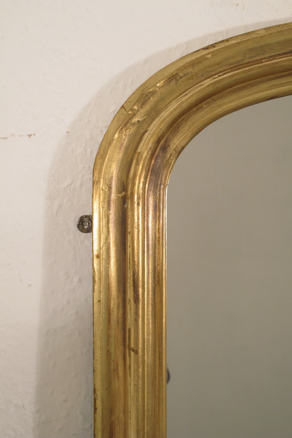 Victorian Gilt Large Arch Top Overmantle Mirror View III