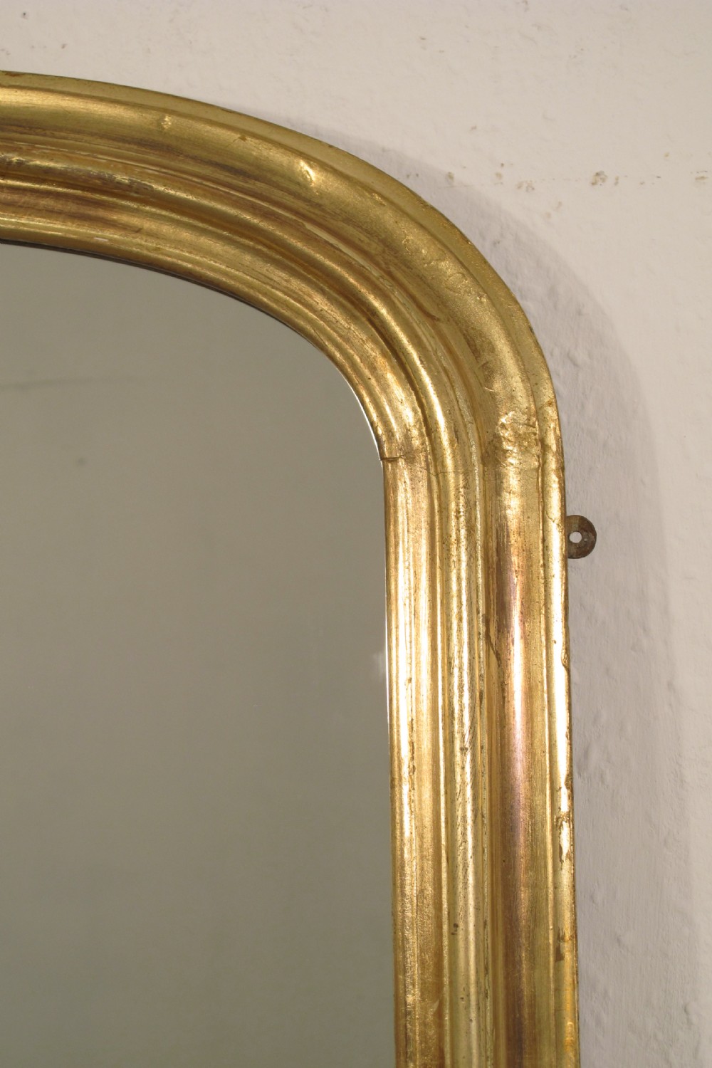Victorian Gilt Large Arch Top Overmantle Mirror View IV