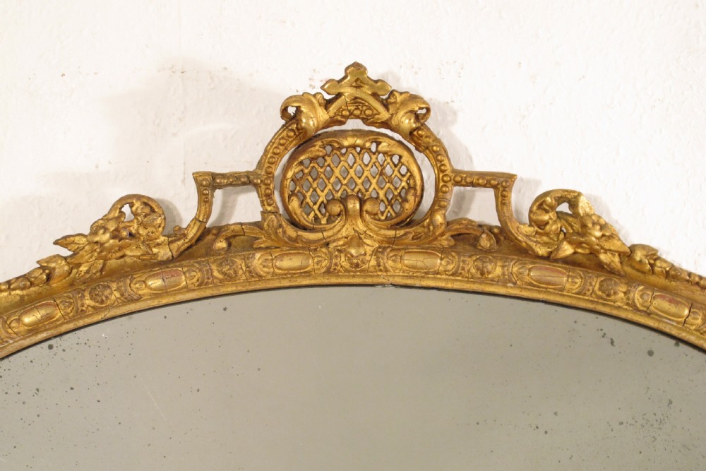 Victorian Gilt Arch Top Overmantle Mirror View III