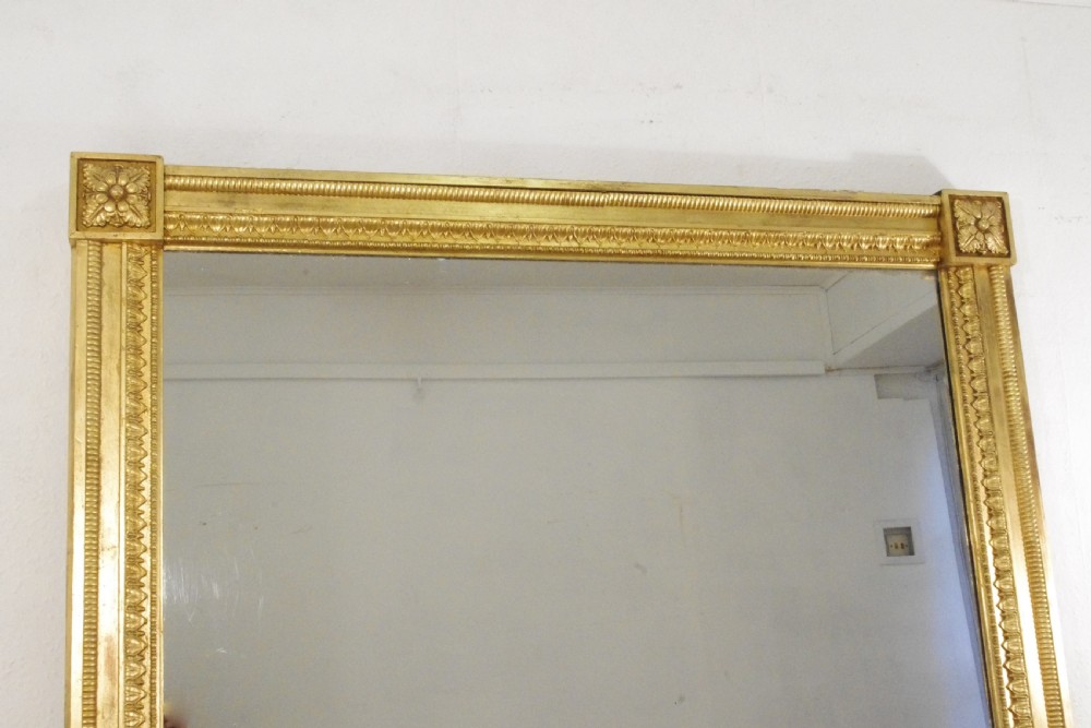 Victorian Gilt Large Overmantle Mirror View II