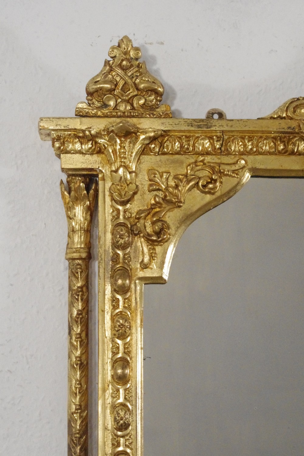 Victorian Gilt Large Overmantle Mirror View IV