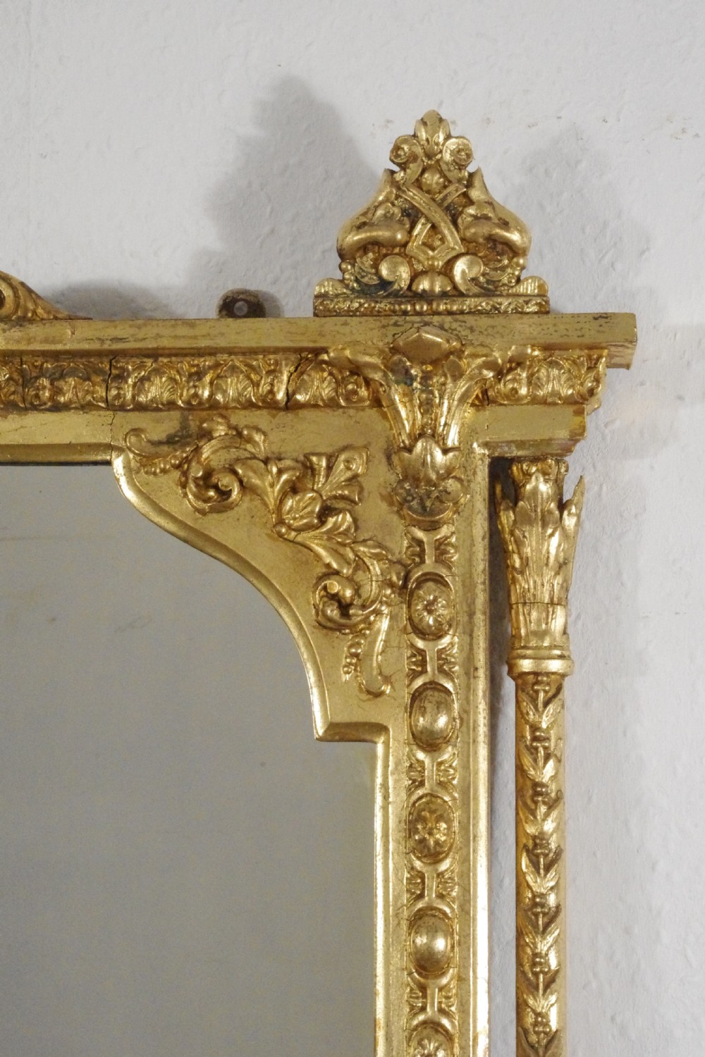 Victorian Gilt Large Overmantle Mirror View VI