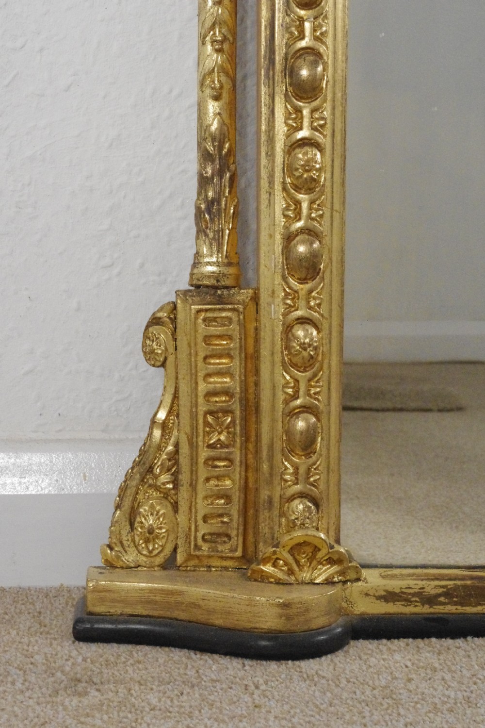 Victorian Gilt Large Overmantle Mirror View IX
