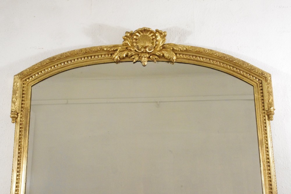 Victorian Gilt Large Overmantle Mirror View II