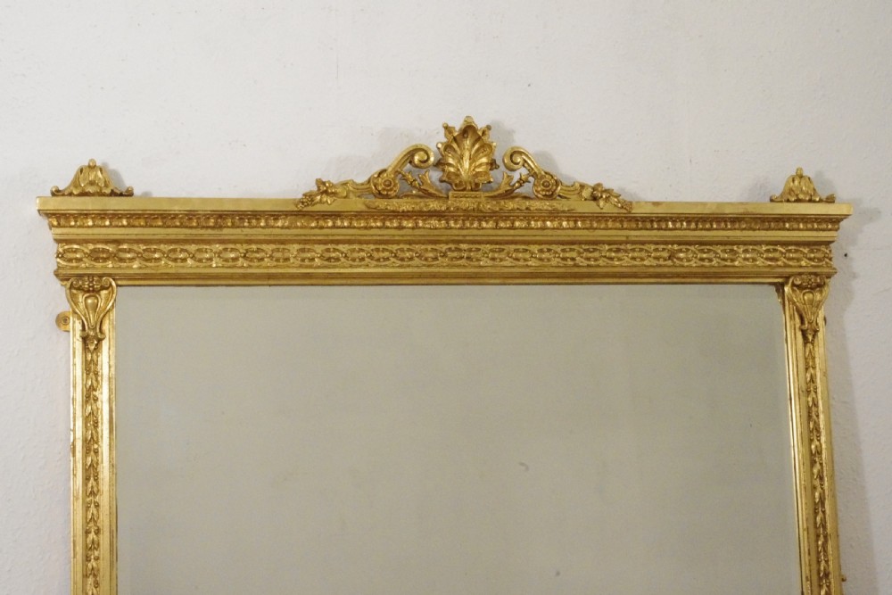 Victorian Gilt Overmantle Mirror View II