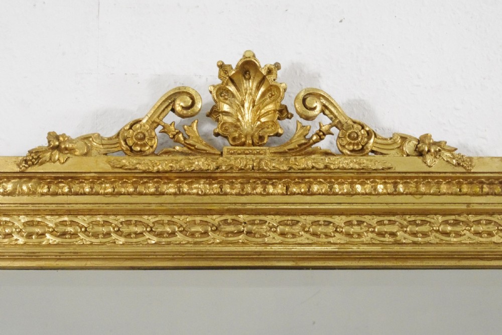 Victorian Gilt Overmantle Mirror View IV
