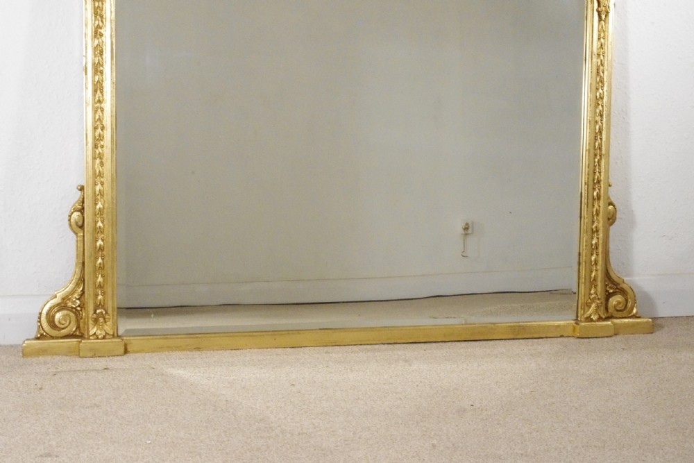 Victorian Gilt Overmantle Mirror View VIII