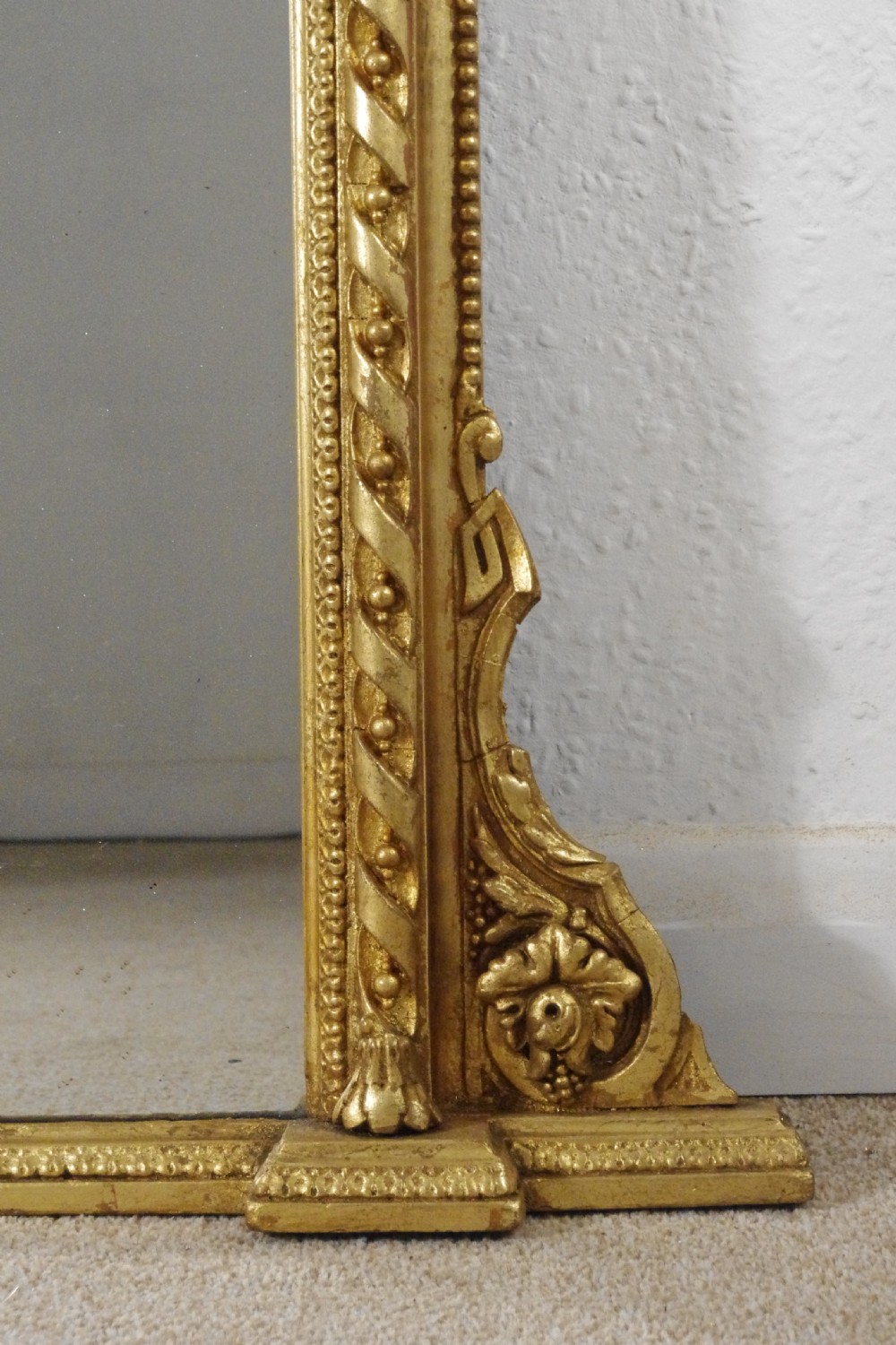 Victorian Gilt Large Overmantle Mirror View VI