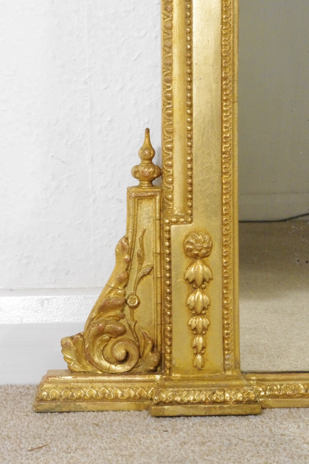 Victorian Gilt Large Overmantle Mirror View VII