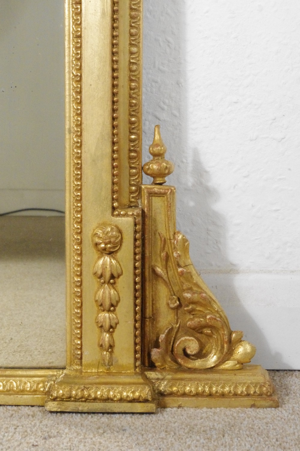 Victorian Gilt Large Overmantle Mirror View VIII