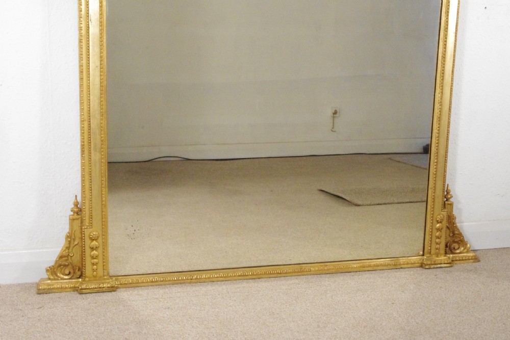 Victorian Gilt Large Overmantle Mirror View IX