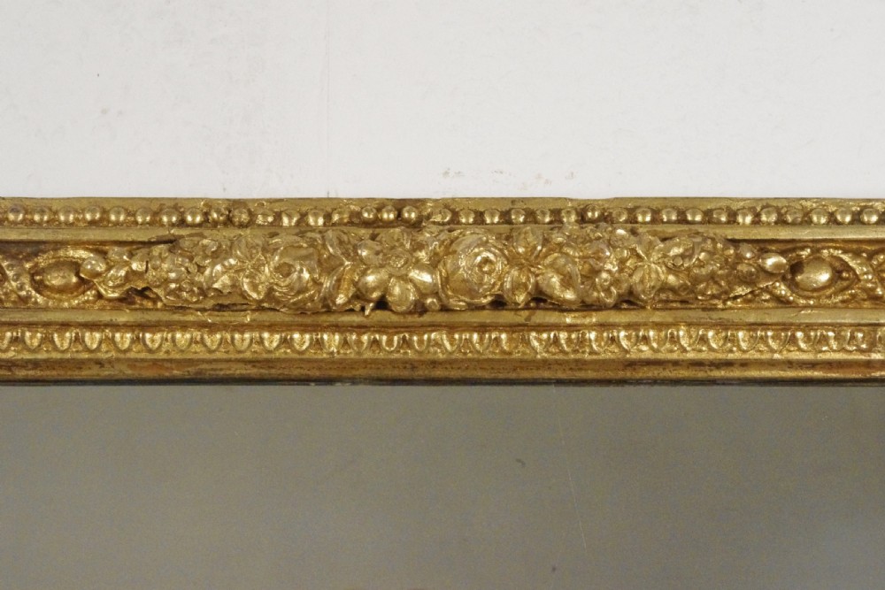Victorian Gilt Large Overmantle Mirror View IX