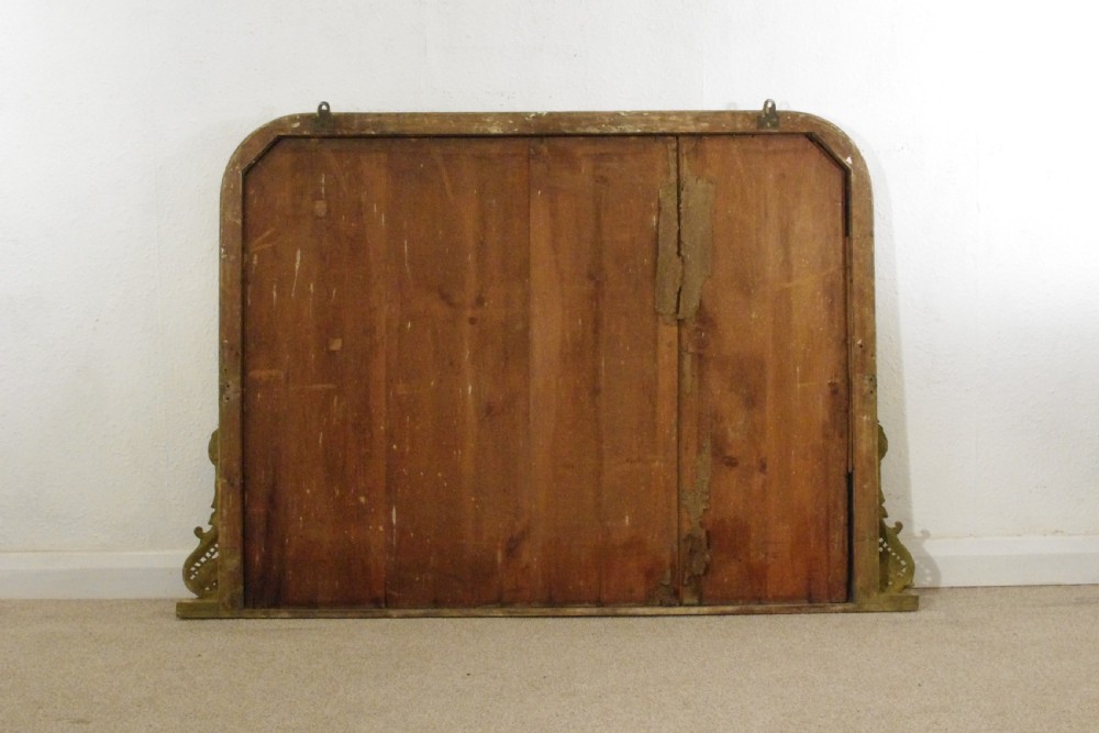 Victorian Gilt Large Overmantle Mirror View X
