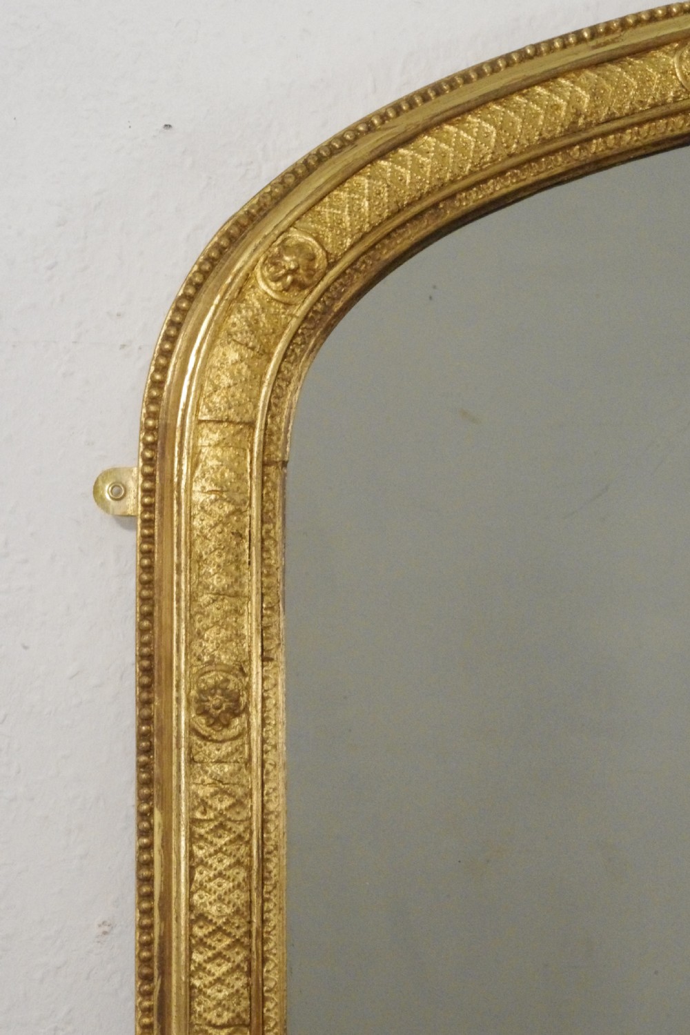 Victorian Gilt Arch Top Overmantle Mirror View III