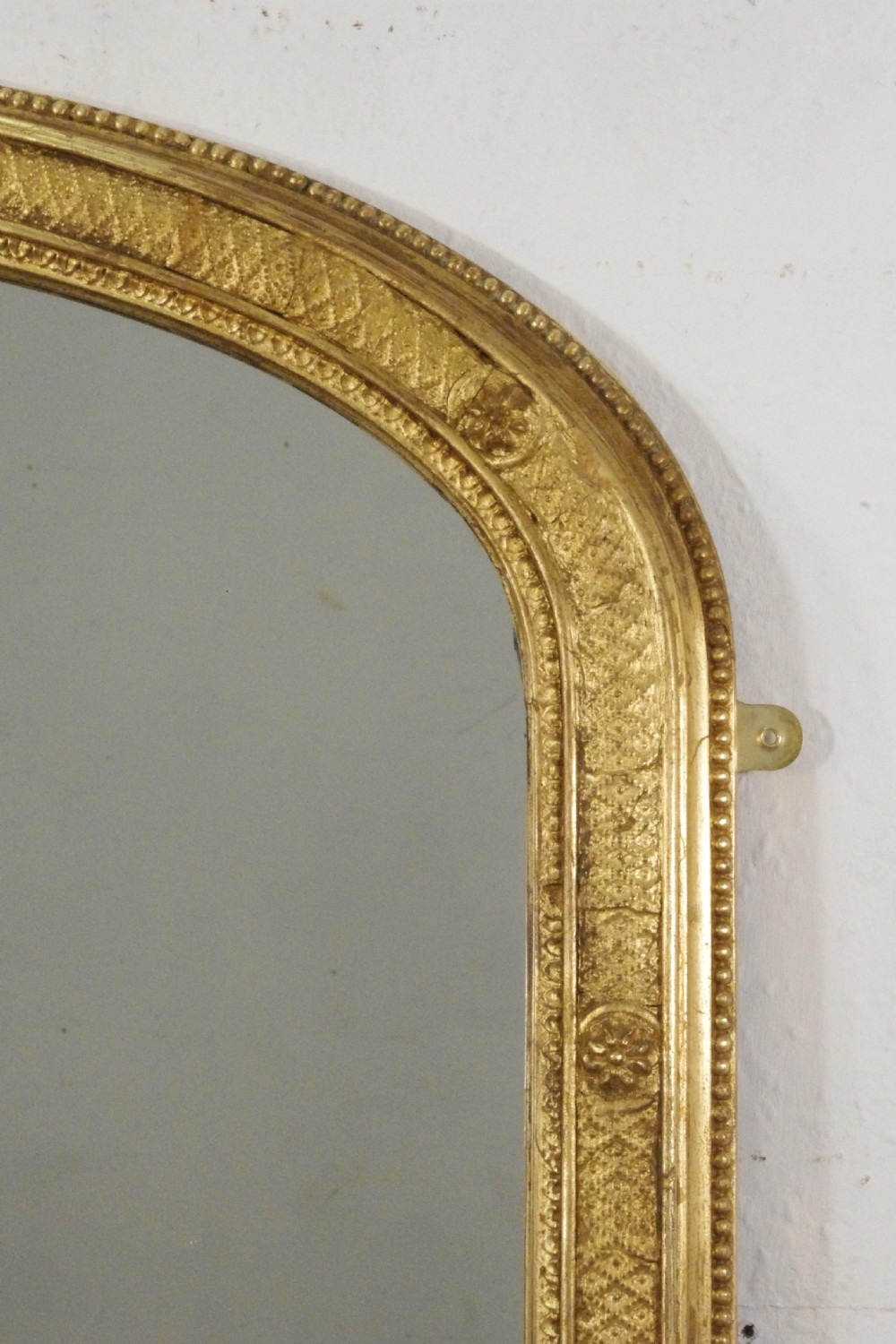 Victorian Gilt Arch Top Overmantle Mirror View IV