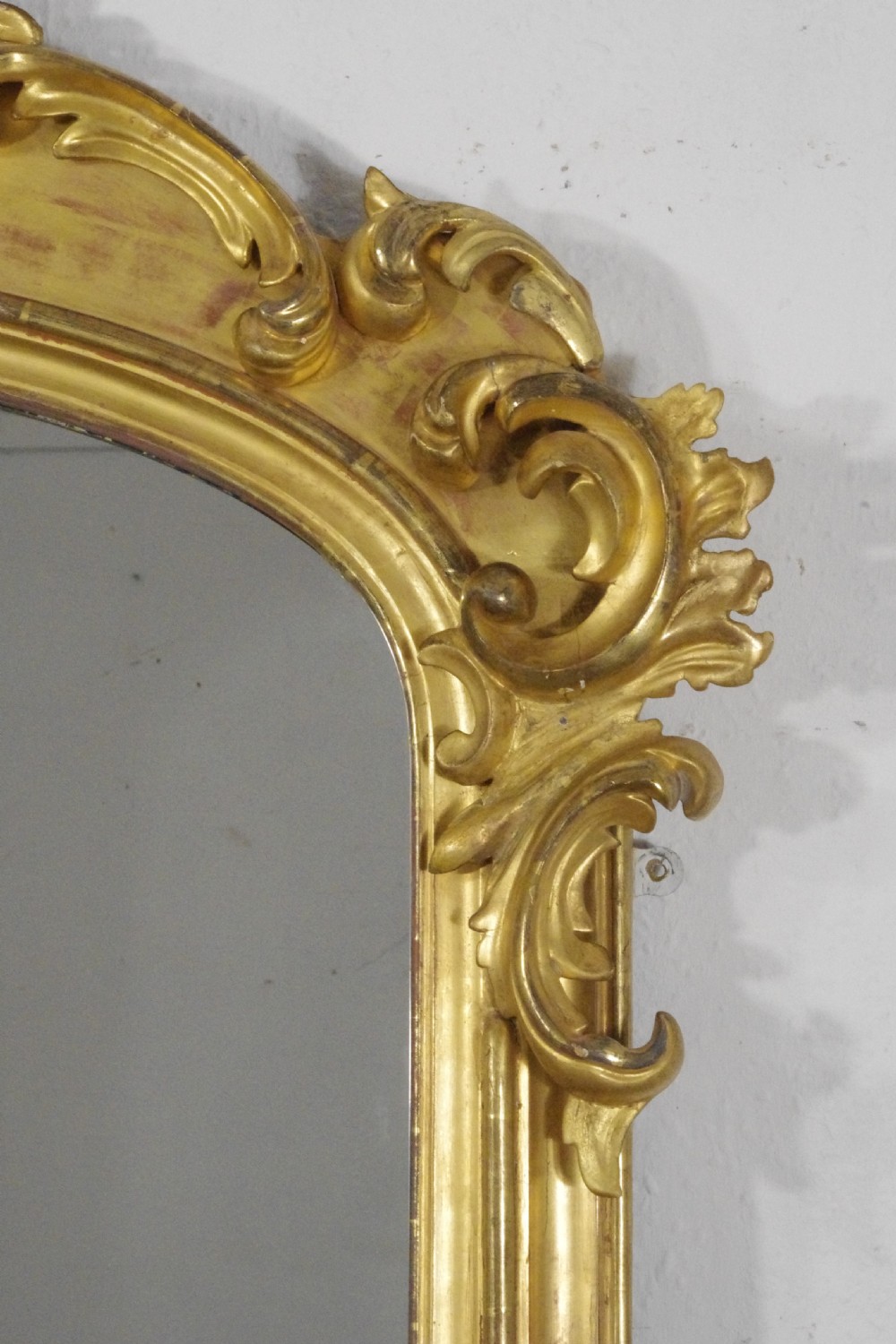 Victorian Gilt Wood Large Overmantle Mirror View VI