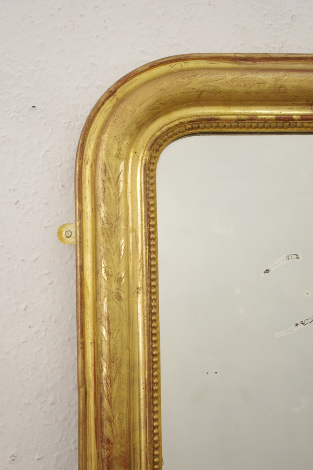 19th Century French Louis Phillipe Style Gilt Overmantle Mirror View III