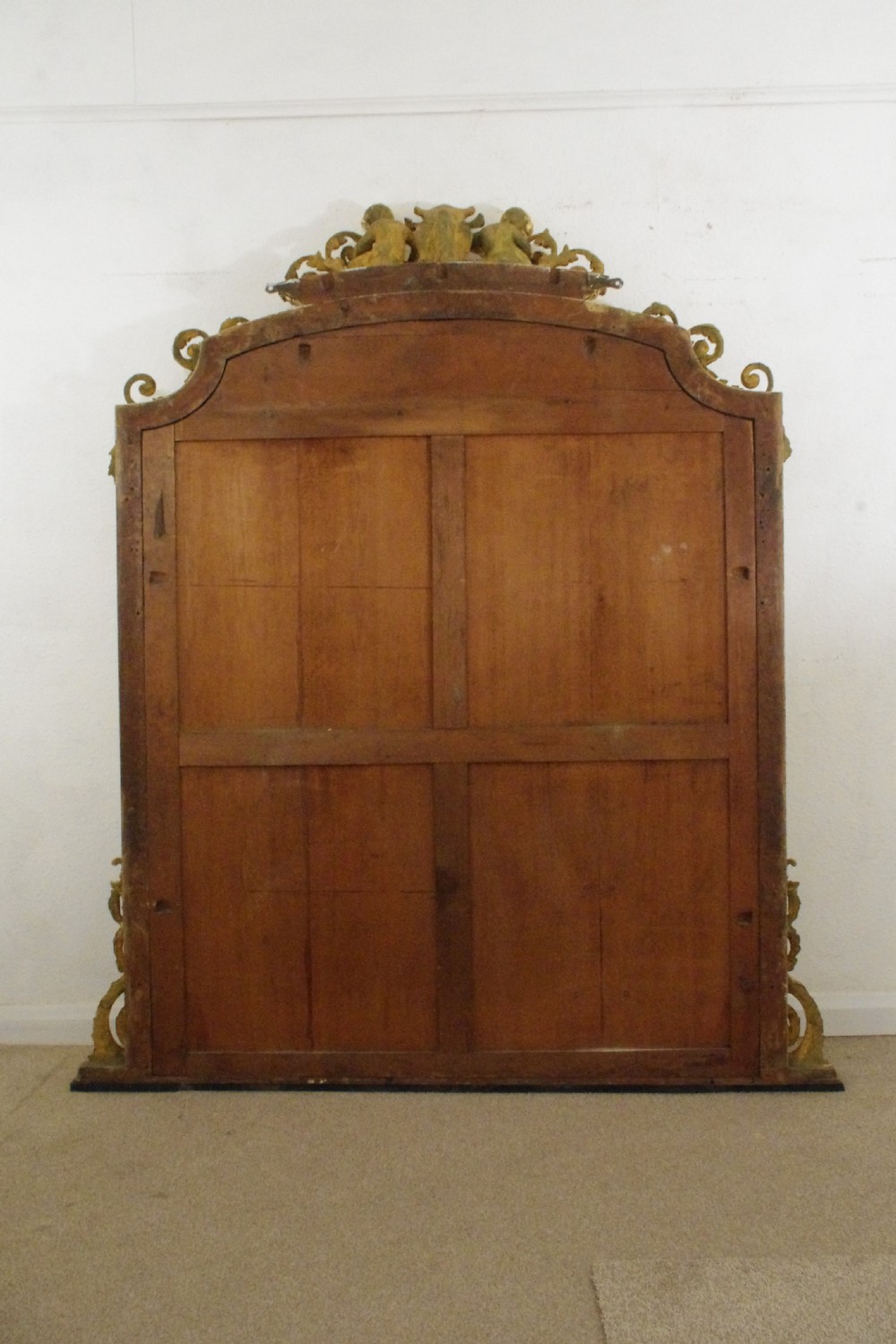 Victorian Gilt Large Overmantle Mirror View XII