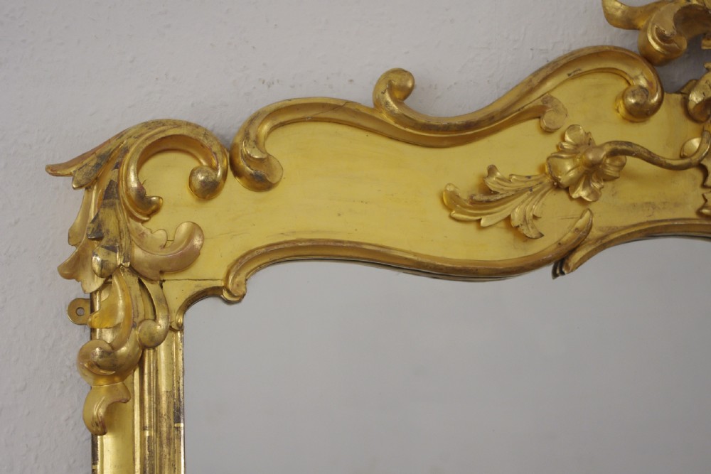 Victorian Gilt Wood Large Overmantle Mirror View VII