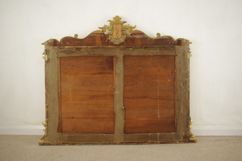 Victorian Gilt Wood Large Overmantle Mirror View XII
