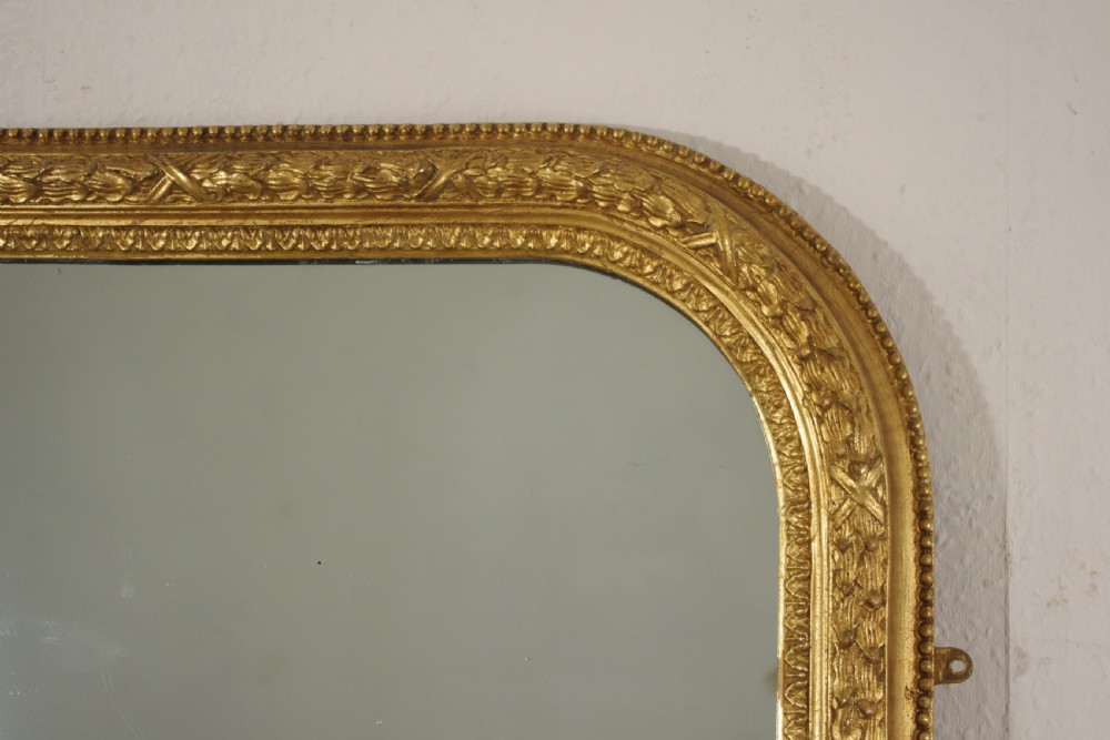 Victorian Gilt Large Overmantle Mirror View VII