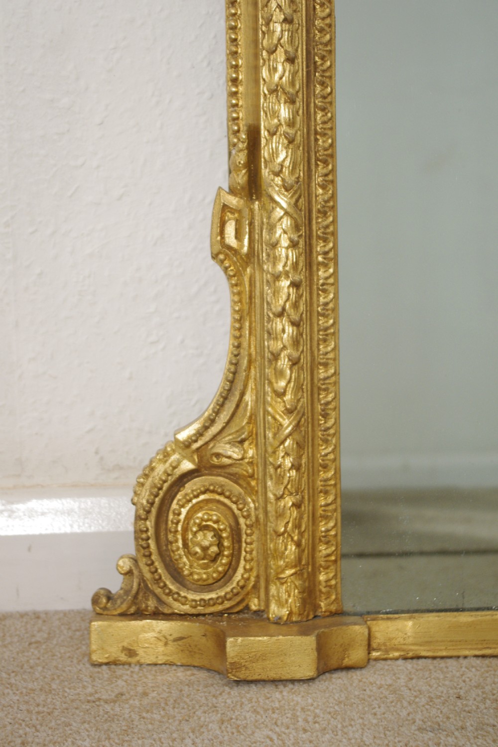 Victorian Gilt Large Overmantle Mirror View VIII