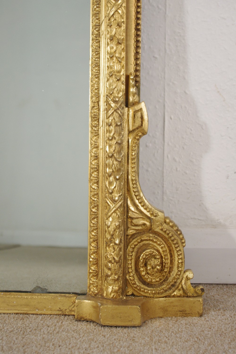 Victorian Gilt Large Overmantle Mirror View IX