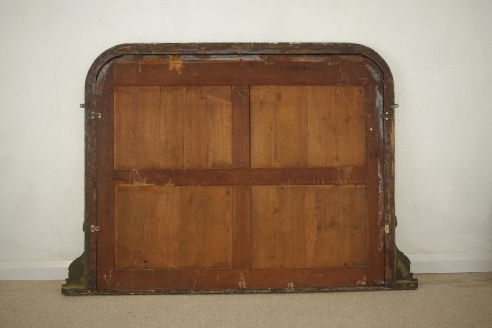 Victorian Gilt Large Overmantle Mirror View X