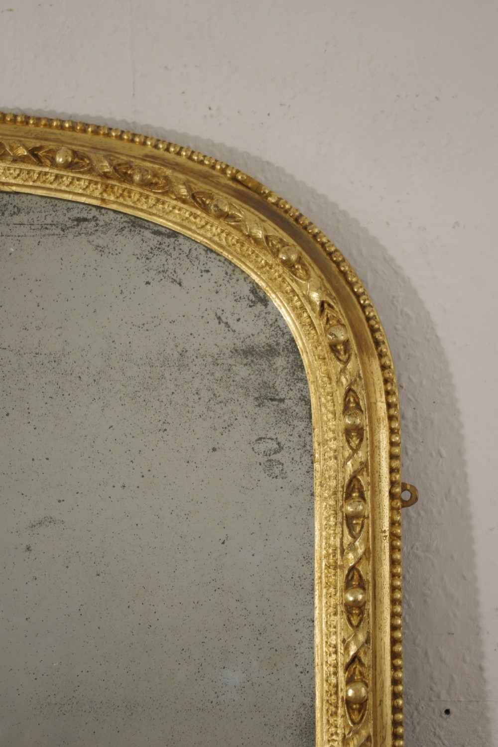 Victorian Gilt Large Arch Top Overmantle Mirror View IV