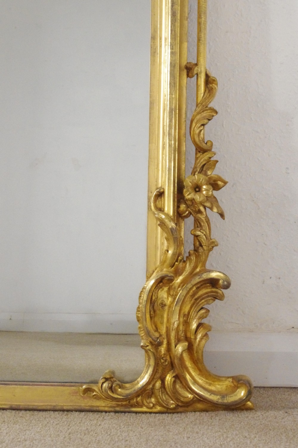 Victorian Gilt Large Overmantle Mirror View XII