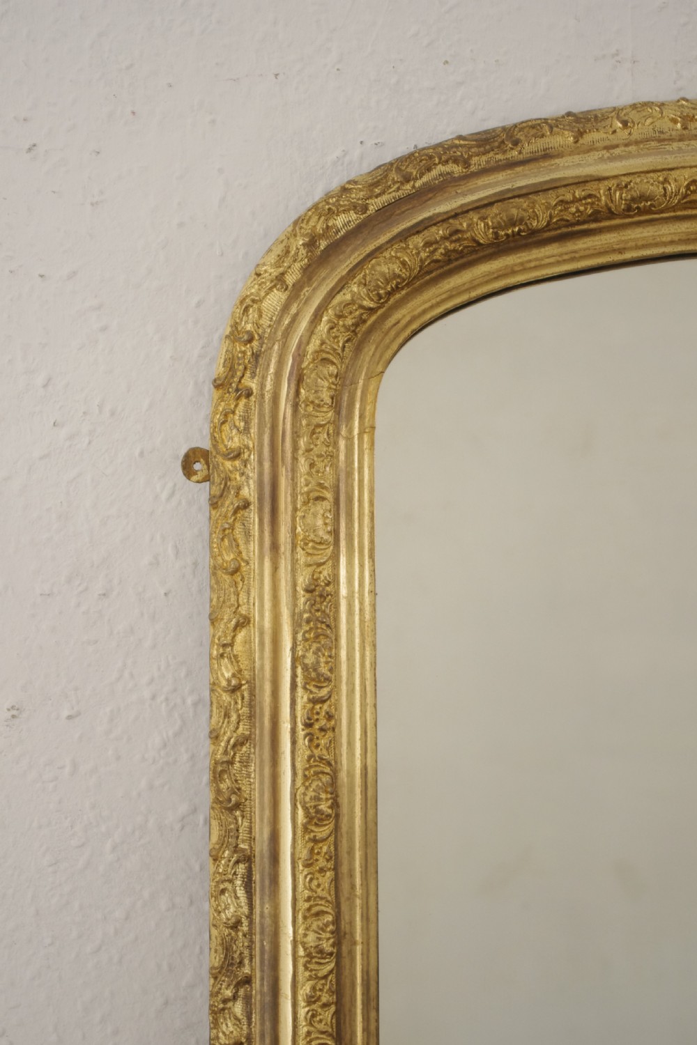 Victorian Gilt Arch Top Overmantle Mirror View III