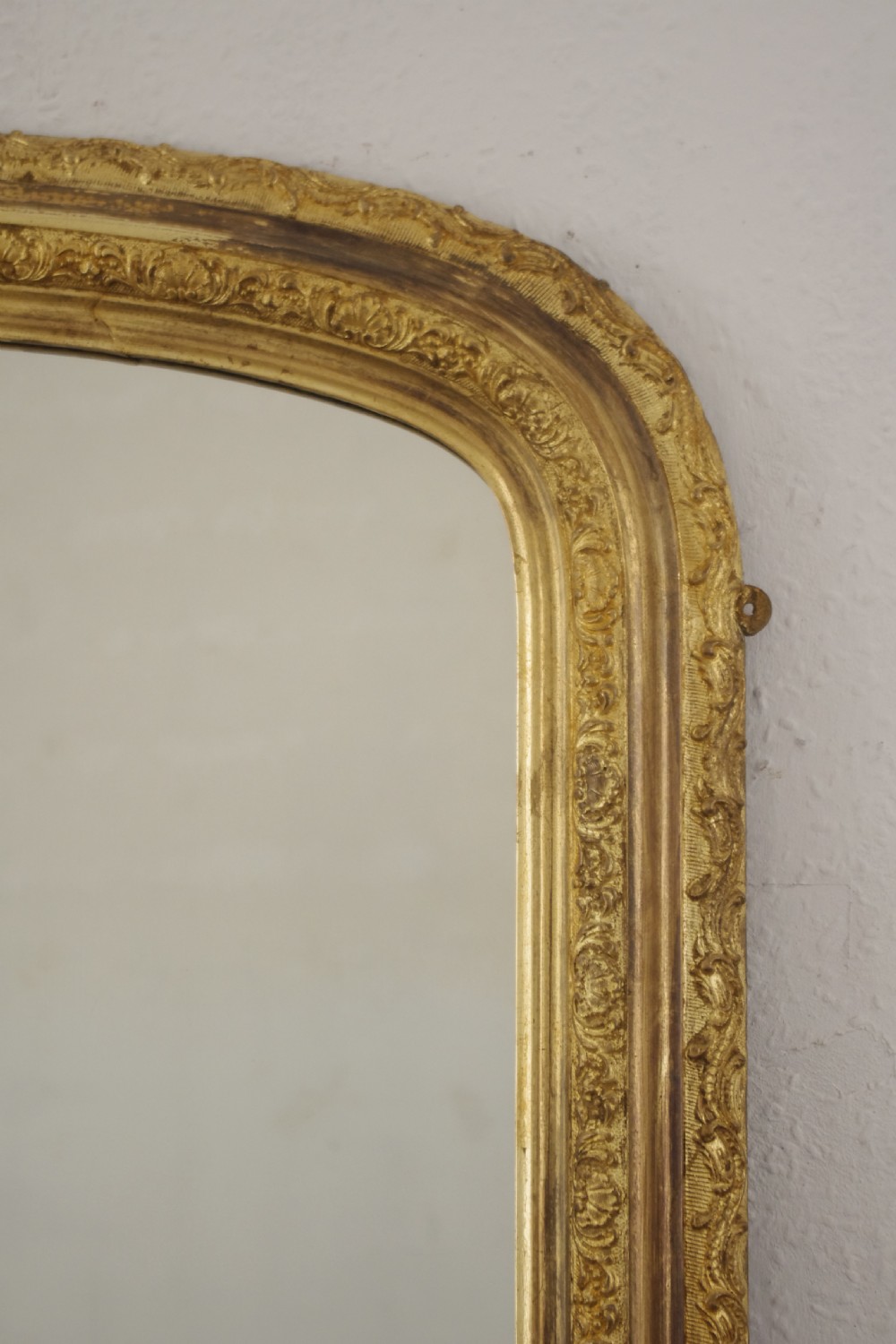 Victorian Gilt Arch Top Overmantle Mirror View IV