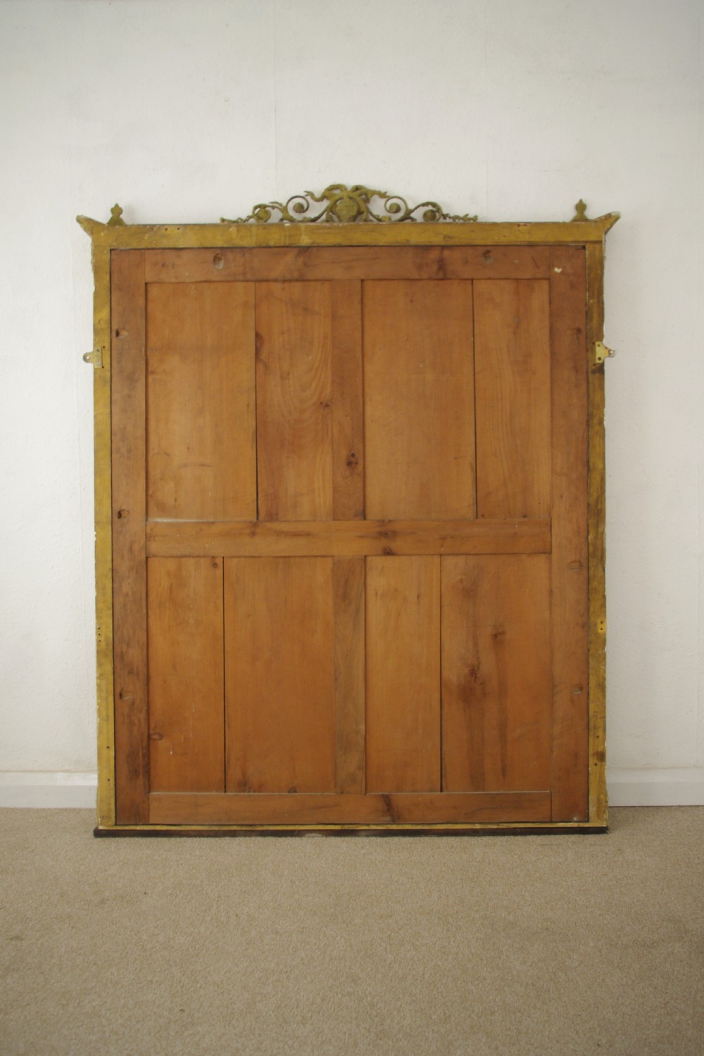Victorian Gilt Large Adam Style Overmantle Mirror View X