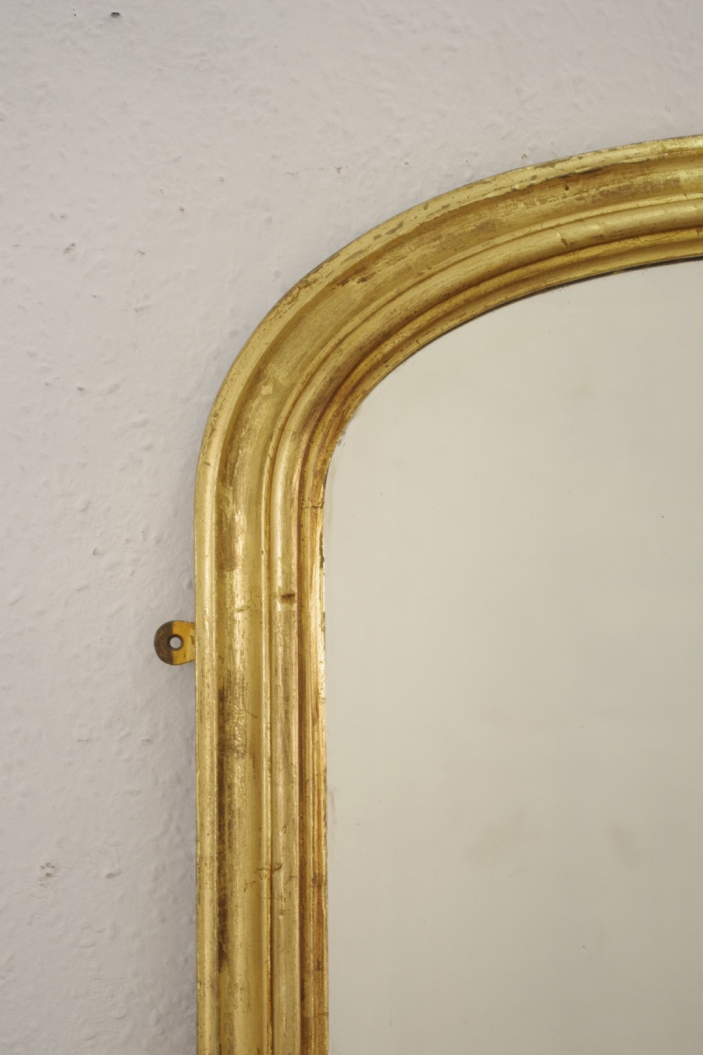 Victorian Gilt Wood Arch Top Overmantle Mirror View III