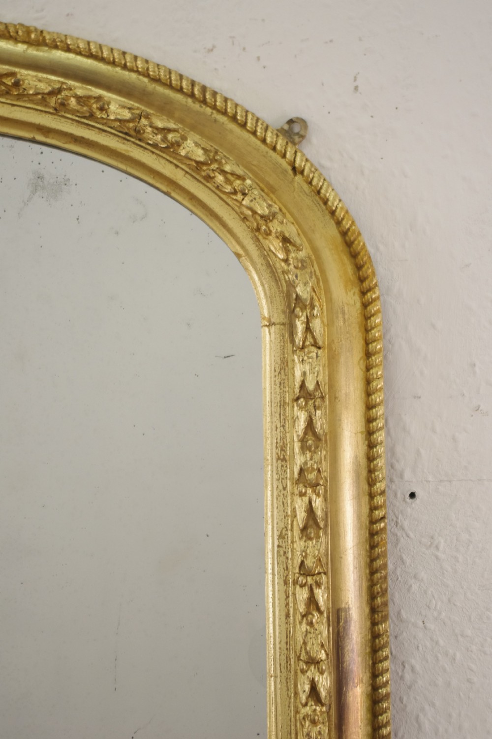 Victorian Gilt Arch Top Overmantle Mirror View IV