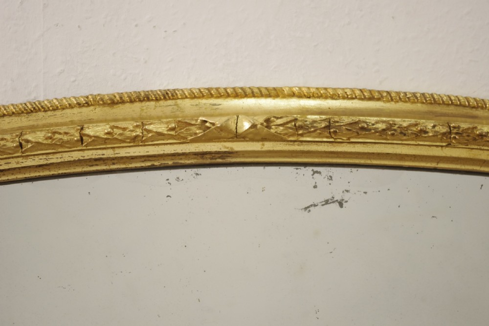 Victorian Gilt Arch Top Overmantle Mirror View VII