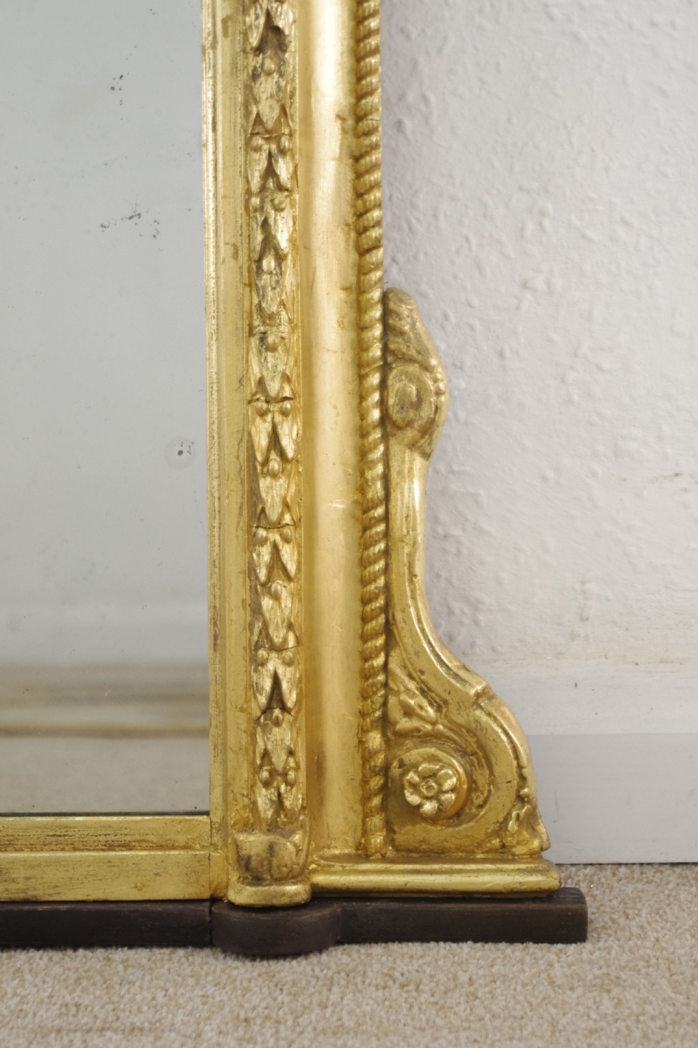 Victorian Gilt Arch Top Overmantle Mirror View IX