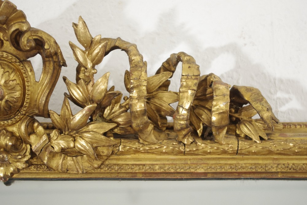 Victorian Gilt Large Overmantle Mirror View IV
